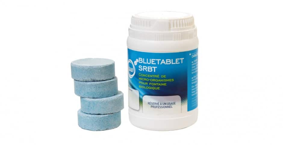 Les BLUETABLET SRBT sont élaborées à partir d’une sélection de micro-organismes spécifiquement adaptés à l'élimination des graisses et des huiles.